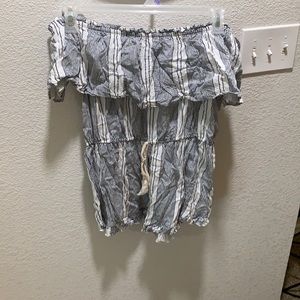 Off the shoulder romper